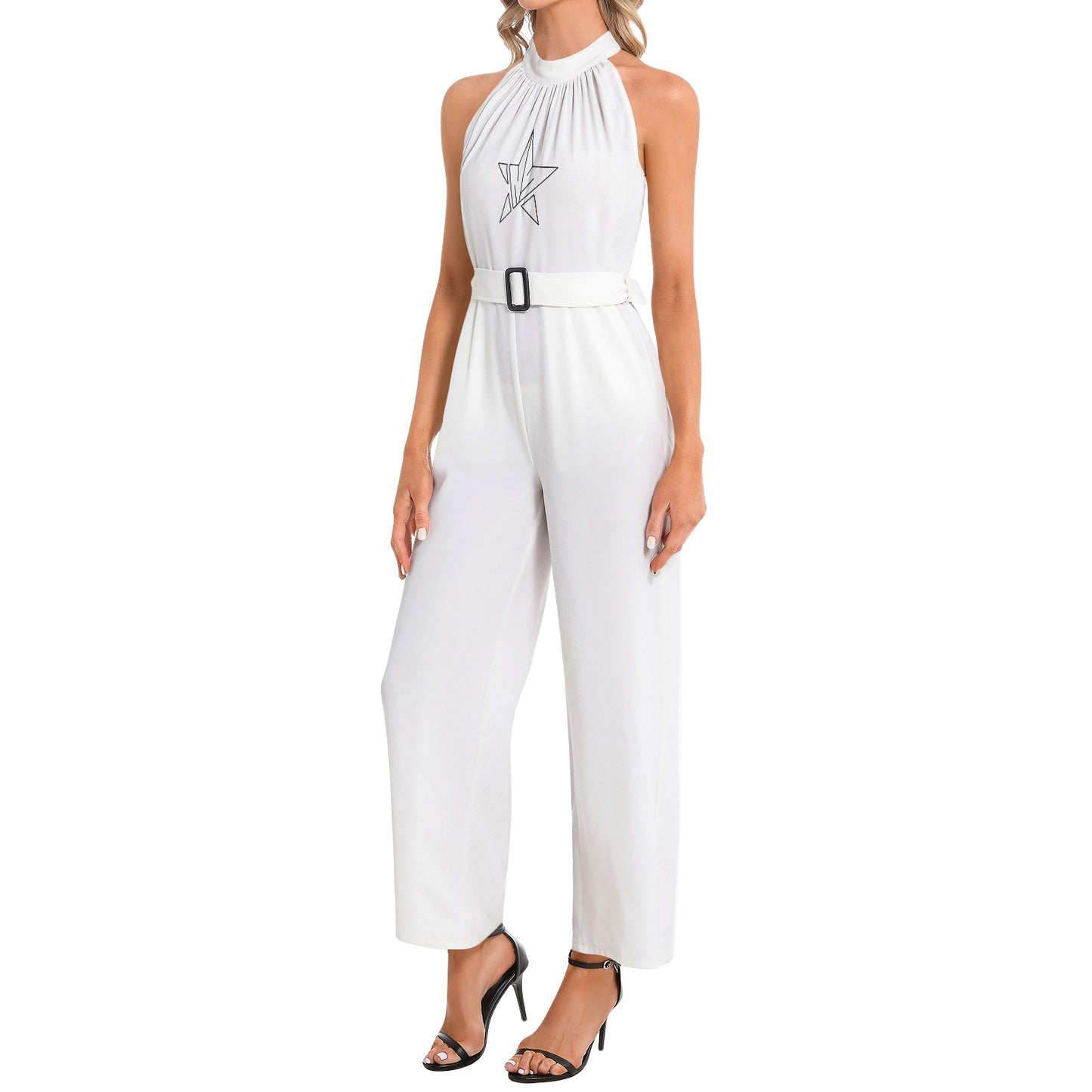 NewStar Buckle Belted Jumpsuit